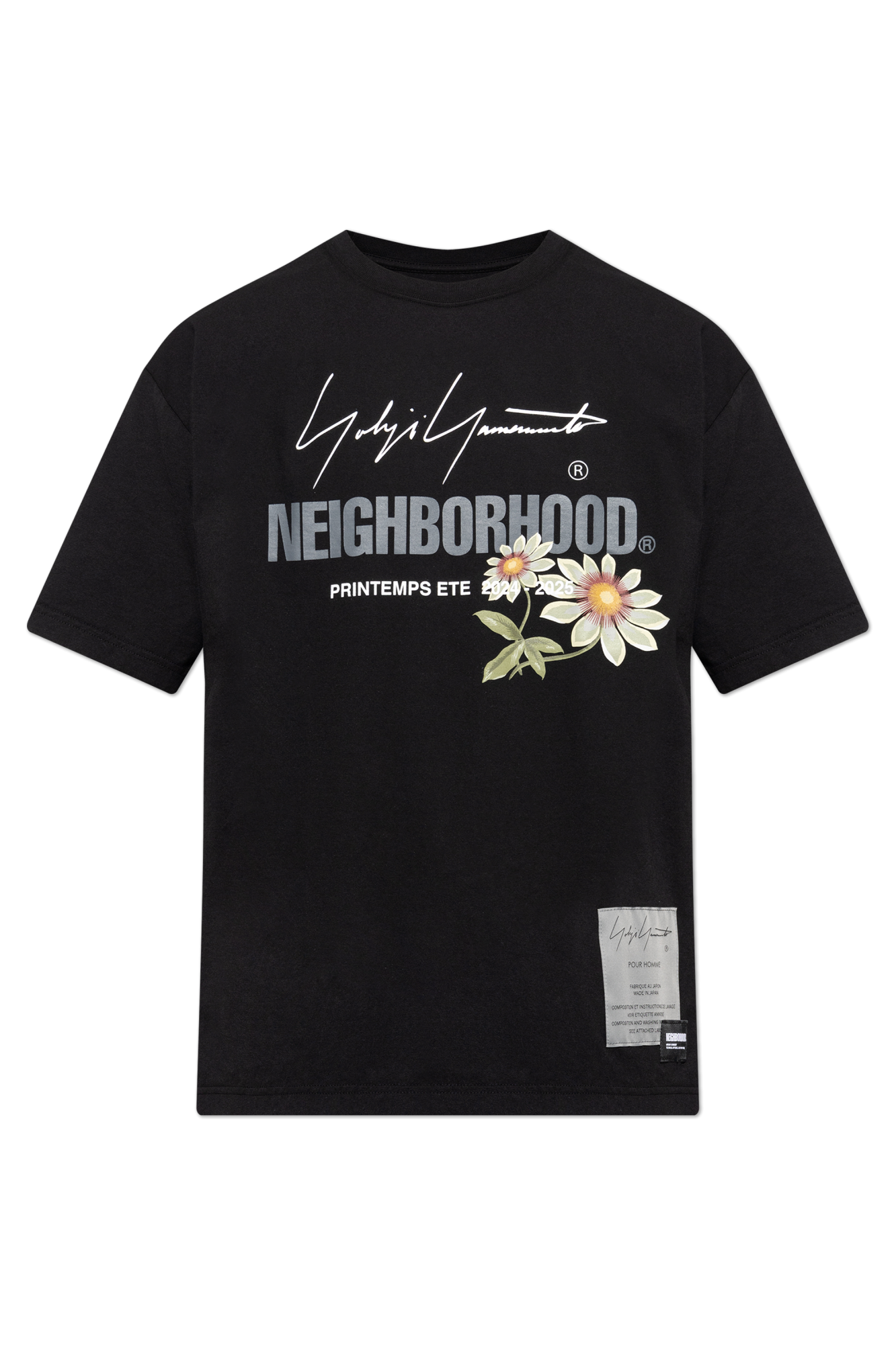 Yohji Yamamoto Let me eat you Tシャツ Yohji Yamamoto Yohji Yamamoto Let Me Eat You Black Long